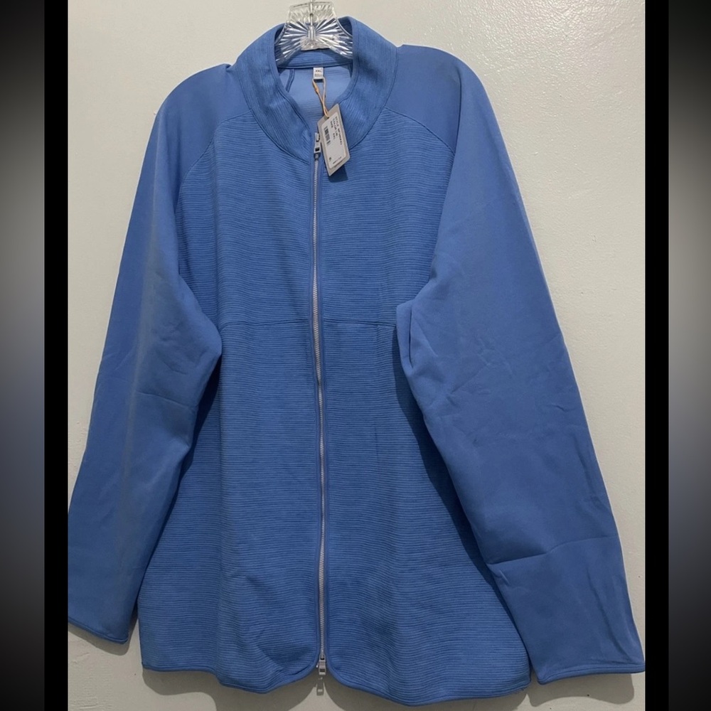 Peter Millar Men's Liberty Blue Vista Hybrid Full-Zip Golf Jacket Size XXL NWT